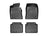 WeatherTech DigitalFit Floor Liners for 2010 2009 Hyundai Genesis [Covers Front & Rear Row, Black] | 44306-1-2