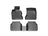 WeatherTech DigitalFit Floor Liners for 535i GT/550i GT [Covers Front & Rear Row, Black] | 44307-1-2
