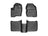 WeatherTech DigitalFit Floor Liners for 2019 2018 2017 2016 2015 2014 2013 2012 2011 2010 2009 Ford Flex [Covers Front & Rear Row, Black] | 443121-442082