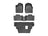 WeatherTech DigitalFit Floor Liners for 2012 2011 Dodge Durango [Covers Front & Both Rear Rows, Black] | 44324-1-2-3