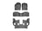 WeatherTech DigitalFit Floor Liners for INFINITI/Nissan [Covers Front & Both Rear Rows, Black] | 44336-1-2-3