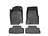 WeatherTech DigitalFit Floor Liners for 2012 2011 2010 Ford Mustang [Covers Front & Rear Row, Black] | 443481-441392
