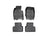 WeatherTech DigitalFit Floor Liners for INFINITI [Covers Front & Rear Row, Black] | 443501-441562