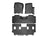 WeatherTech DigitalFit Floor Liners for Expedition/Navigator [Covers Front & Both Rear Rows, Black] | 443531-441072-3