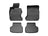 WeatherTech DigitalFit Floor Liners for 2015 2014 2013 2012 2011 2010 BMW 750i xDrive [Covers Front & Rear Row, Black] | 443751-442424