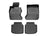 WeatherTech DigitalFit Floor Liners for 740Li xDrive/750Li xDrive [Covers Front & Rear Row, Black] | 443751-442425
