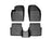 WeatherTech DigitalFit Floor Liners for 2011 Chrysler 200 [Covers Front & Rear Row, Black] | 44376-1-2