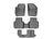 WeatherTech DigitalFit Floor Liners for 2020 2019 2018 2017 2016 2015 2014 2013 2012 2011 2010 2009 Dodge Journey [Covers Front & Both Rear Rows, Black] | 443771-442242-3