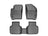 WeatherTech DigitalFit Floor Liners for 2020 2019 2018 2017 2016 2015 2014 2013 2012 2011 2010 2009 Dodge Journey [Covers Front & Rear Row, Black] | 443771-442242