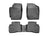 WeatherTech DigitalFit Floor Liners for 2013 2012 2011 2010 Kia Forte Koup [Covers Front & Rear Row, Black] | 443801-442973