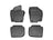 WeatherTech DigitalFit Floor Liners for 2019 2018 2017 2016 2015 2014 2013 2012 Volkswagen Passat [Covers Front & Rear Row, Black] | 44384-1-2