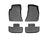 WeatherTech DigitalFit Floor Liners for 2014 2013 2012 2011 Dodge Challenger [Covers Front & Rear Row, Black] | 44386-1-2