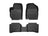 WeatherTech DigitalFit Floor Liners for 2017 2016 2015 2014 2013 2012 Kia Rio [Covers Front & Rear Row, Black] | 44395-1-3