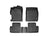 WeatherTech DigitalFit Floor Liners for 2013 2012 Honda Civic [Covers Front & Rear Row, Black] | 443961-443733