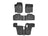 WeatherTech DigitalFit Floor Liners for Mercedes-Benz [Covers Front & Both Rear Rows, Black] | 44401-1-2-3