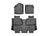WeatherTech DigitalFit Floor Liners for 2021 2020 2019 2018 2017 2016 2015 2014 Toyota Tundra [Covers Front & Rear Row, Black] | 444081-440938
