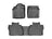 WeatherTech DigitalFit Floor Liners for 2021 2020 2019 2018 2017 2016 2015 2014 Toyota Tundra [Covers Front & Rear Row, Black] | 444081-447862