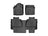 WeatherTech DigitalFit Floor Liners for 2021 2020 2019 2018 2017 2016 2015 2014 Toyota Tundra [Covers Front & Rear Row, Black] | 444081V-440939