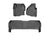 WeatherTech DigitalFit Floor Liners for F-250 Super Duty/F-350 Super Duty [Covers Front & Rear Row, Black] | 444261-443052