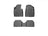 WeatherTech DigitalFit Floor Liners for 2017 2016 2015 2014 2013 Hyundai Elantra GT [Covers Front & Rear Row, Black] | 44429-1-2
