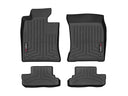 WeatherTech DigitalFit Floor Liners for 2015 2014 2013 2012 Mini Cooper [Covers Front & Rear Row, Black] | 444301-441364