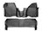 WeatherTech DigitalFit Floor Liners for F-250 Super Duty/F-350 Super Duty [Covers Front & Rear Row, Black] | 444341-443052
