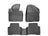 WeatherTech DigitalFit Floor Liners for 2018 2017 2016 2015 2014 2013 Hyundai Santa Fe Sport [Covers Front & Rear Row, Black] | 44440-1-2