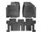 WeatherTech DigitalFit Floor Liners for INFINITI/Nissan [Covers Front & Rear Row, Black] | 44445-1-2
