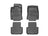WeatherTech DigitalFit Floor Liners for 2015 2014 2013 2012 2011 2010 2009 Jaguar XF [Covers Front & Rear Row, Black] | 44446-1-2