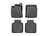 WeatherTech DigitalFit Floor Liners for 2019 2018 2017 2016 2015 2014 2013 Jaguar XJ [Covers Front & Rear Row, Black] | 44447-1-4