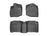 WeatherTech DigitalFit Floor Liners for 2013 2012 2011 2010 2009 Honda Fit [Covers Front & Rear Row, Black] | 444671-441812