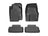 WeatherTech DigitalFit Floor Liners for 2014 2013 2012 Ford Mustang [Covers Front & Rear Row, Black] | 444681-441392