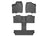 WeatherTech DigitalFit Floor Liners for 2020 2019 2018 2017 2016 2015 2014 2013 Toyota Sienna [Covers Front & Rear Row, Black] | 444751-443004