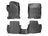 WeatherTech DigitalFit Floor Liners for 2017 2016 2015 2014 2013 Honda Accord [Covers Front & Rear Row, Black] | 44481-1-3