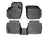WeatherTech DigitalFit Floor Liners for Fusion/MKZ [Covers Front & Rear Row, Black] | 44483-1-2
