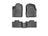 WeatherTech DigitalFit Floor Liners for Durango/Grand Cherokee [Covers Front & Rear Row, Black] | 444851-443242
