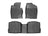 WeatherTech DigitalFit Floor Liners for 2016 2015 2014 Kia Cadenza [Covers Front & Rear Row, Black] | 44489-1-3