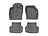 WeatherTech DigitalFit Floor Liners for Audi/Volkswagen [Covers Front & Rear Row, Black] | 44496-1-2