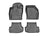WeatherTech DigitalFit Floor Liners for A3/A3 Quattro [Covers Front & Rear Row, Black] | 444961-445002