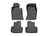 WeatherTech DigitalFit Floor Liners for 2019 2018 2017 2016 2015 2014 2013 Cadillac ATS [Covers Front & Rear Row, Black] | 44497-1-2