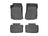 WeatherTech DigitalFit Floor Liners for 2014 2013 2012 2011 2010 2009 2008 Cadillac CTS [Covers Front & Rear Row, Black] | 445201-441492