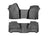 WeatherTech DigitalFit Floor Liners for Chevrolet/GMC [Covers Front & Rear Row, Black] | 445431-445424