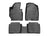 WeatherTech DigitalFit Floor Liners for 2018 2017 2016 2015 2014 Kia Forte [Covers Front & Rear Row, Black] | 44552-1-2