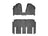 WeatherTech DigitalFit Floor Liners for 2014 2013 2012 2011 2010 2009 2008 2007 2006 Kia Sedona [Covers Front & Rear Row, Black] | 44553-1-2