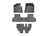 WeatherTech DigitalFit Floor Liners for 2016 2015 2014 BMW X5 [Covers Front & Both Rear Rows, Black] | 44559-1-2-3