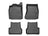 WeatherTech DigitalFit Floor Liners for Audi [Covers Front & Rear Row, Black] | 445641-443742