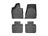 WeatherTech DigitalFit Floor Liners for 2016 2015 2014 Maserati Quattroporte [Covers Front & Rear Row, Black] | 44565-1-2