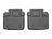 WeatherTech DigitalFit Floor Liners for 2019 2018 2017 2016 2015 2014 Maserati Quattroporte [Covers Rear (2nd) Row, Black] | 445654