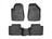 WeatherTech DigitalFit Floor Liners for 2015 2014 Jeep Cherokee [Covers Front & Rear Row, Black] | 44566-1-2