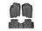 WeatherTech DigitalFit Floor Liners for 2014 2013 2012 2011 2010 Honda Insight [Covers Front & Rear Row, Black] | 445671-442412